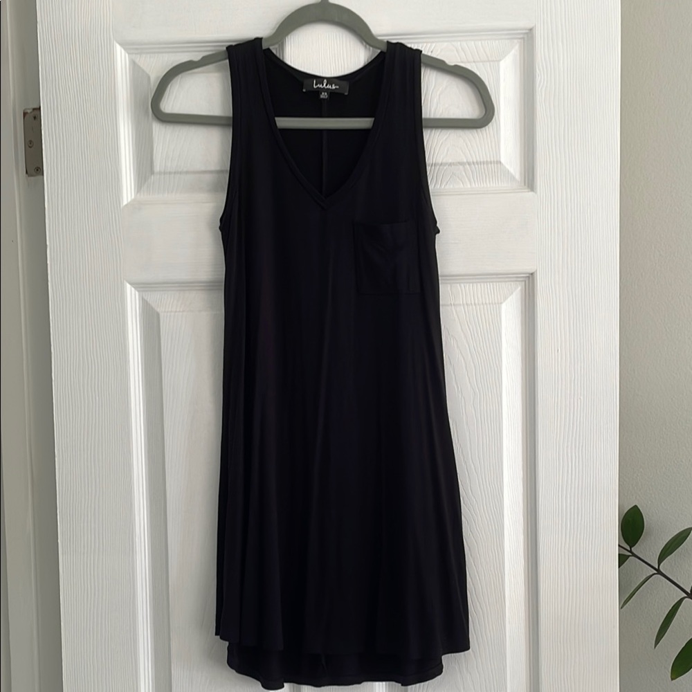 Lulu's black tank dress XS